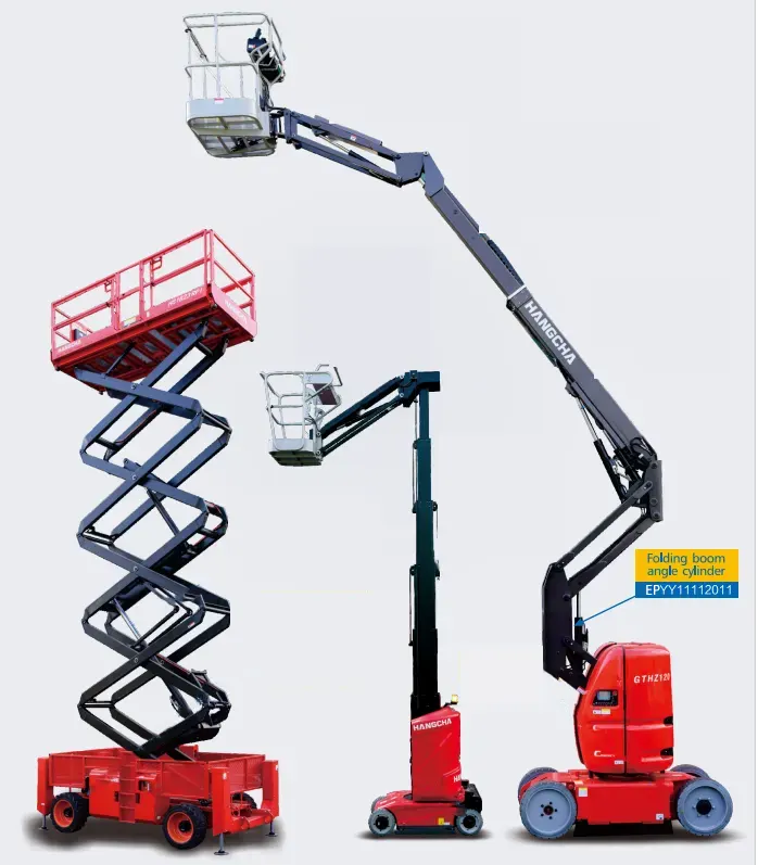 Folding Boom Angle Cylinder for Aerial Work Vehicles – Heavy Duty Hydraulic Boom Cylinder