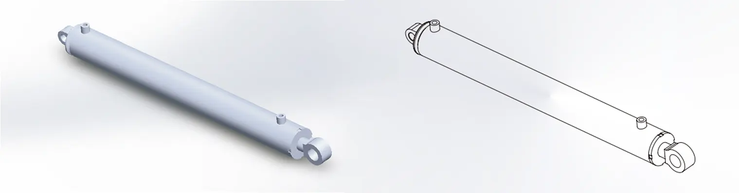 Grain Tank Lifting Cylinder