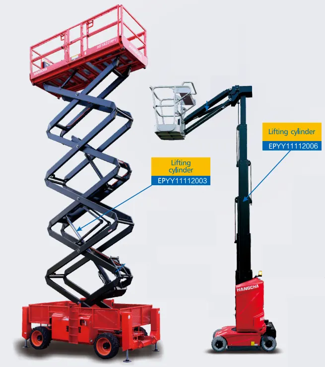 Lifting Cylinder for Aerial Work Vehicles