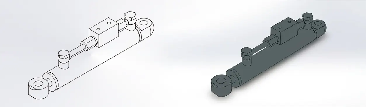 Locking Cylinder for Hook-arm Garbage Truck