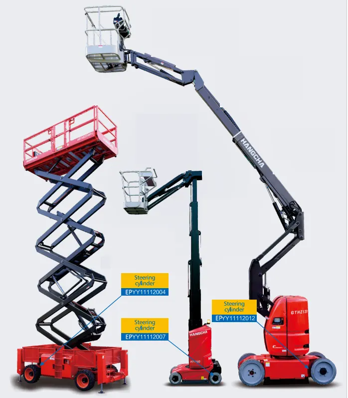 Hydraulic Steering Cylinder for Aerial Work Vehicles