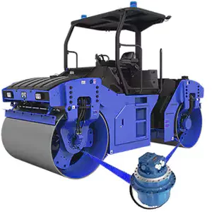 Wheel Drive Planetary Gearbox for Tandem Roller