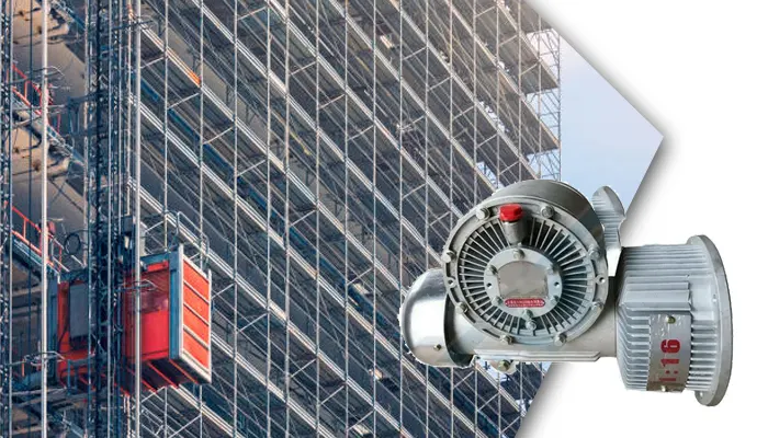 Worm Drive Gearbox for Construction Elevators