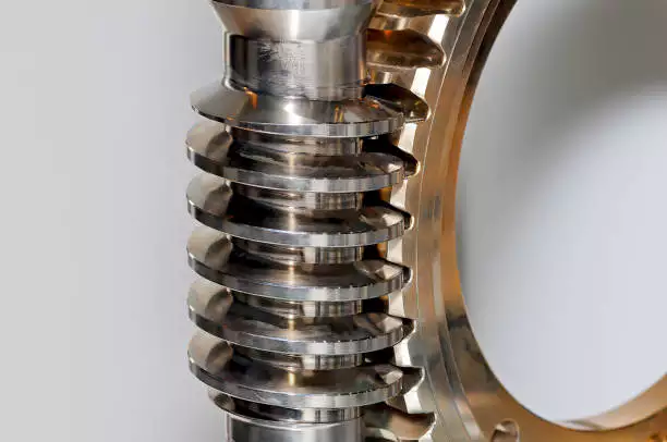 Brass Worm Gear and Shaft