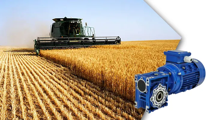 Worm Speed Reducer for Harvesters