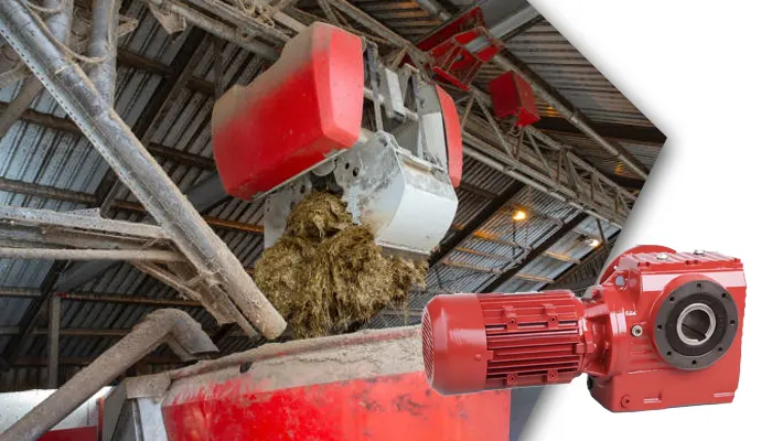 Worm Speed Reducer for Feed Mixers