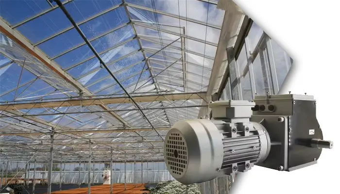 Worm Speed Reducer for Greenhouse Shutter Machines
