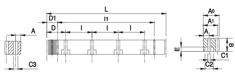 Gear Rack Drawing