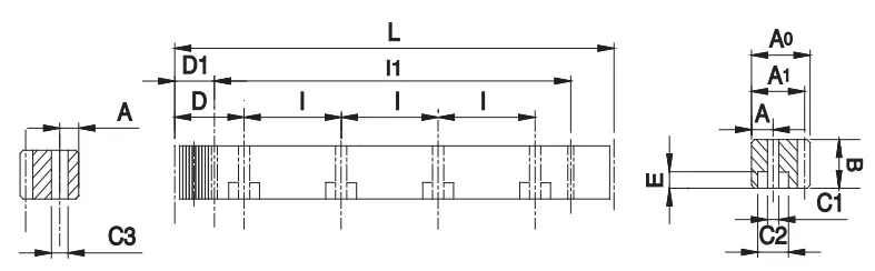 Gear Rack Drawing