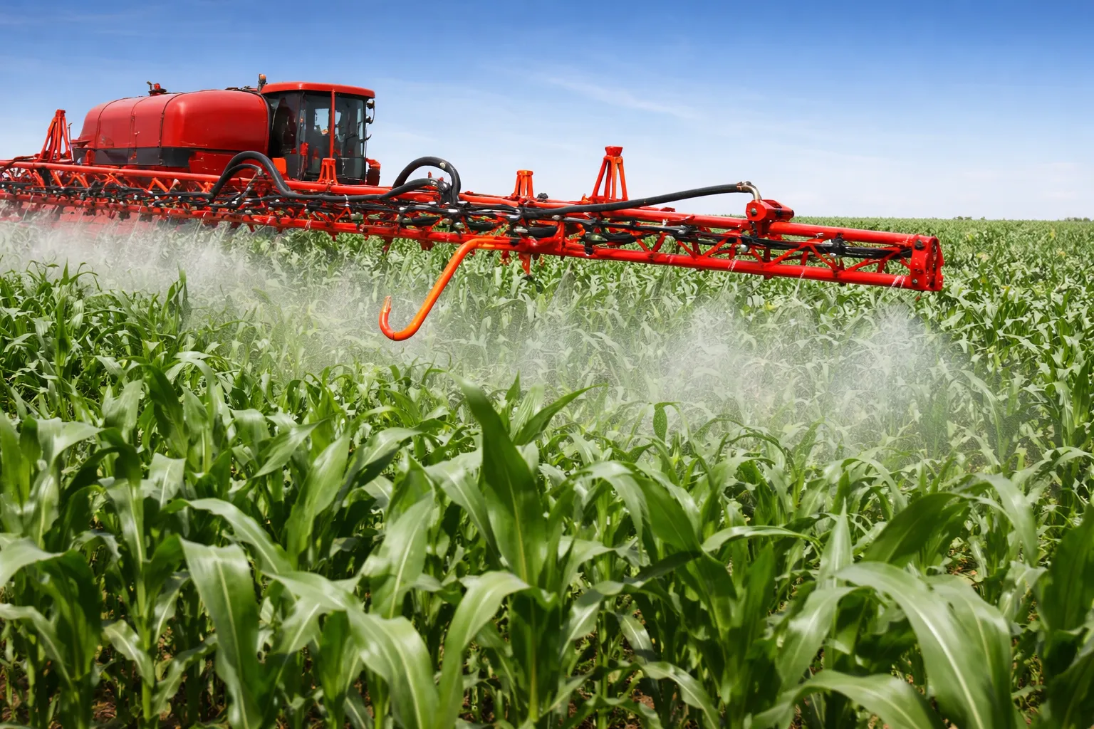 Agricultural Sprayer Operating in Australian Orchards