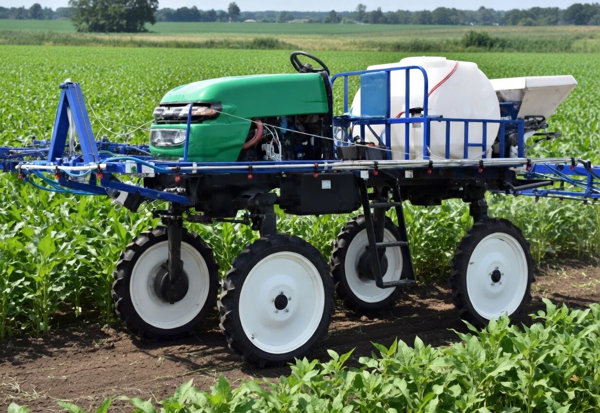 Boom Sprayer Application in Broadacre Field