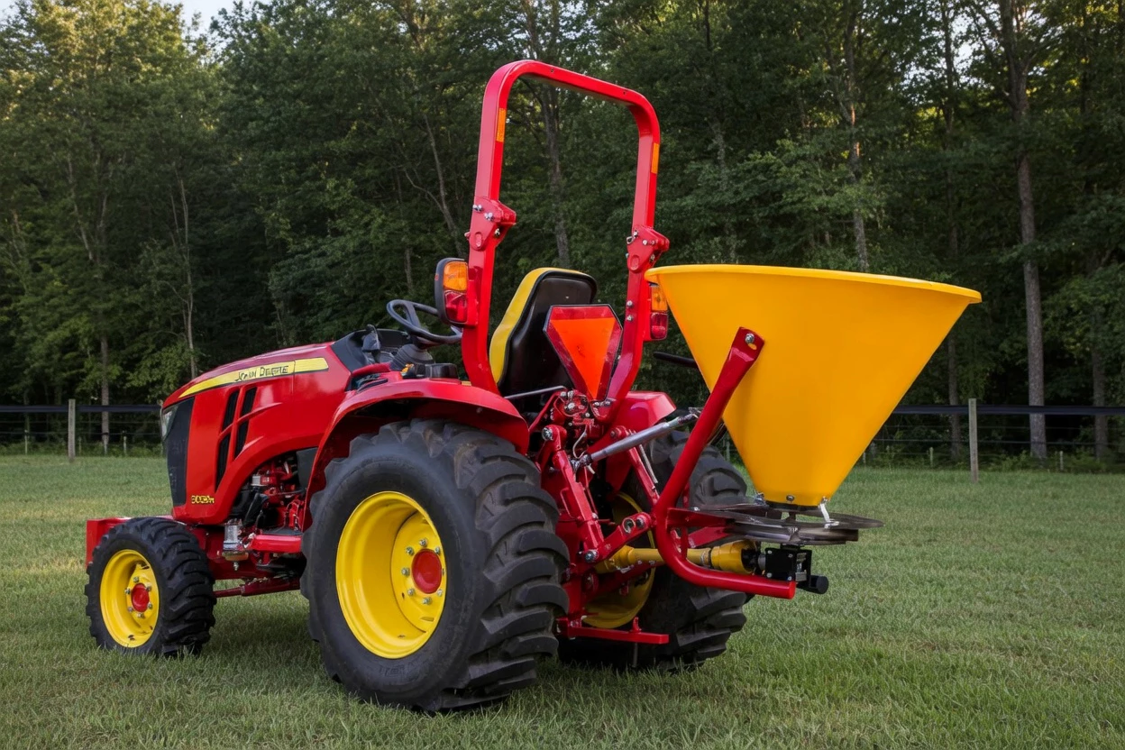 Broadcast Seeder application — PTO shaft in action