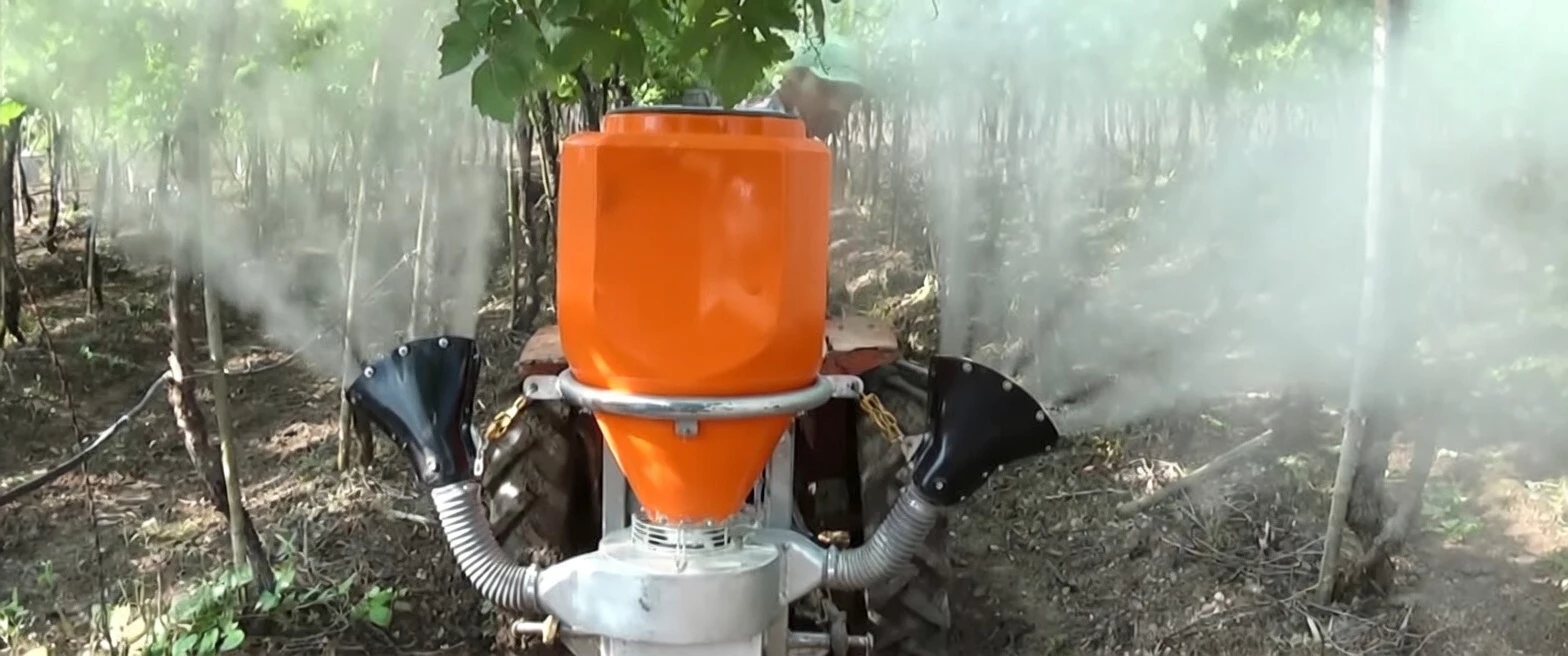 Duster Powder Application in Field