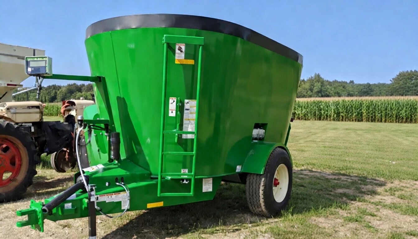 Feed Mixer application scene — PTO shaft in action