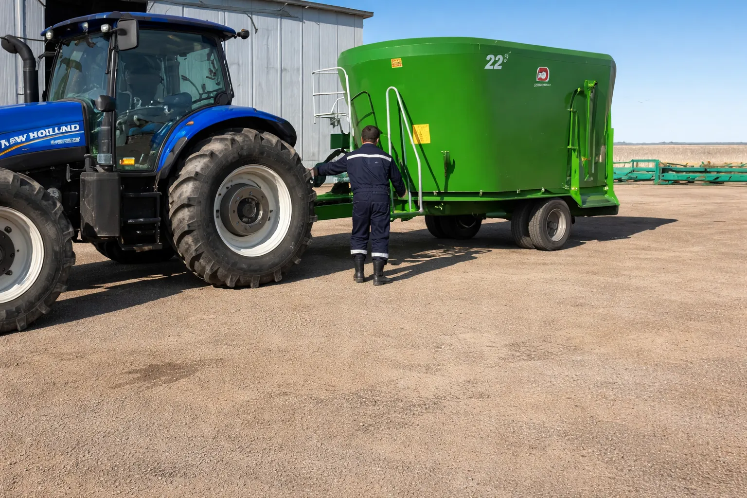 Field Application of Agricultural Gearbox on Feed Mixer in Australian Farm