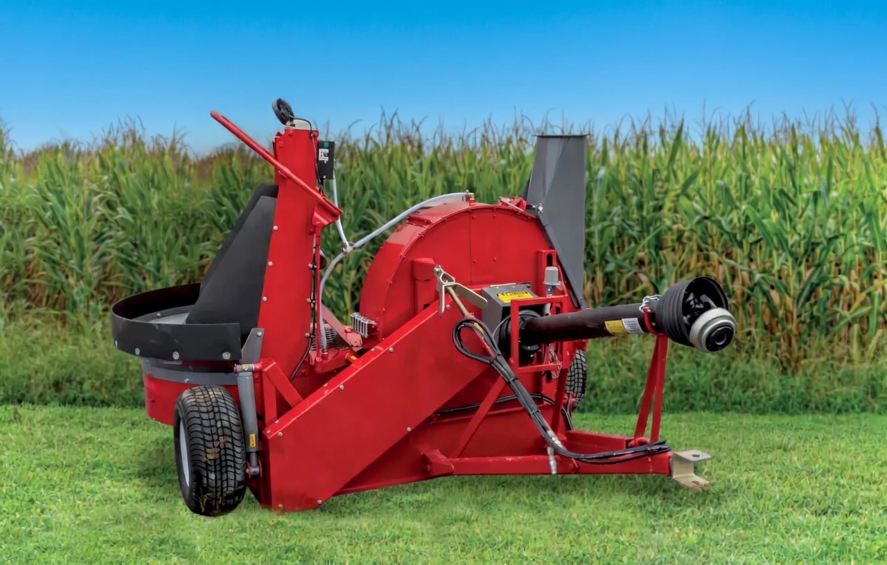 Forage Blower application in the field