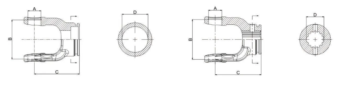 Gear yoke specification