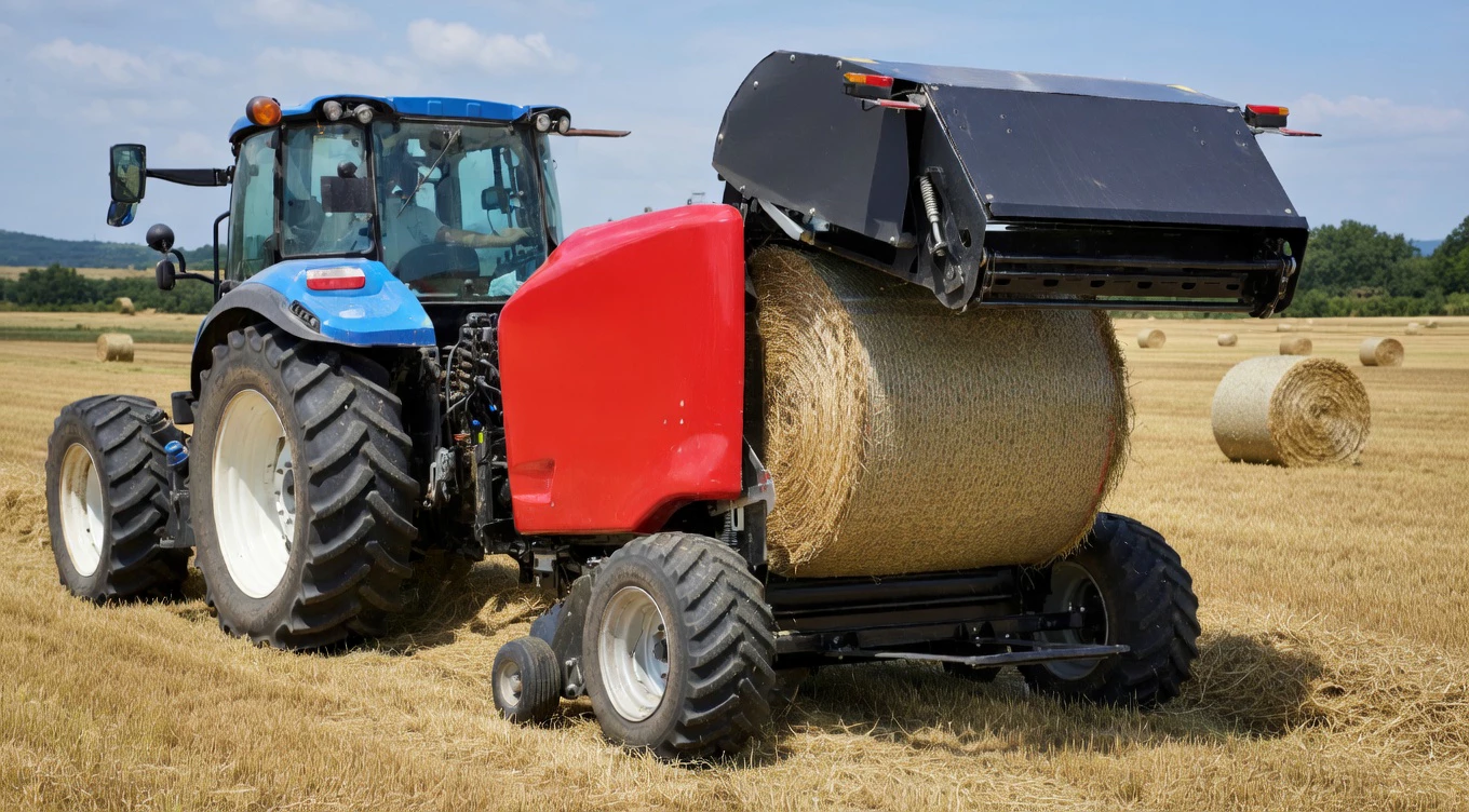 Hay Baler application in the field
