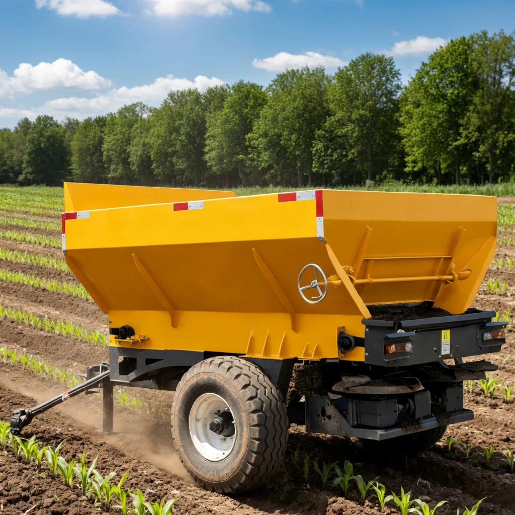 Manure Spreader application — PTO shaft in action