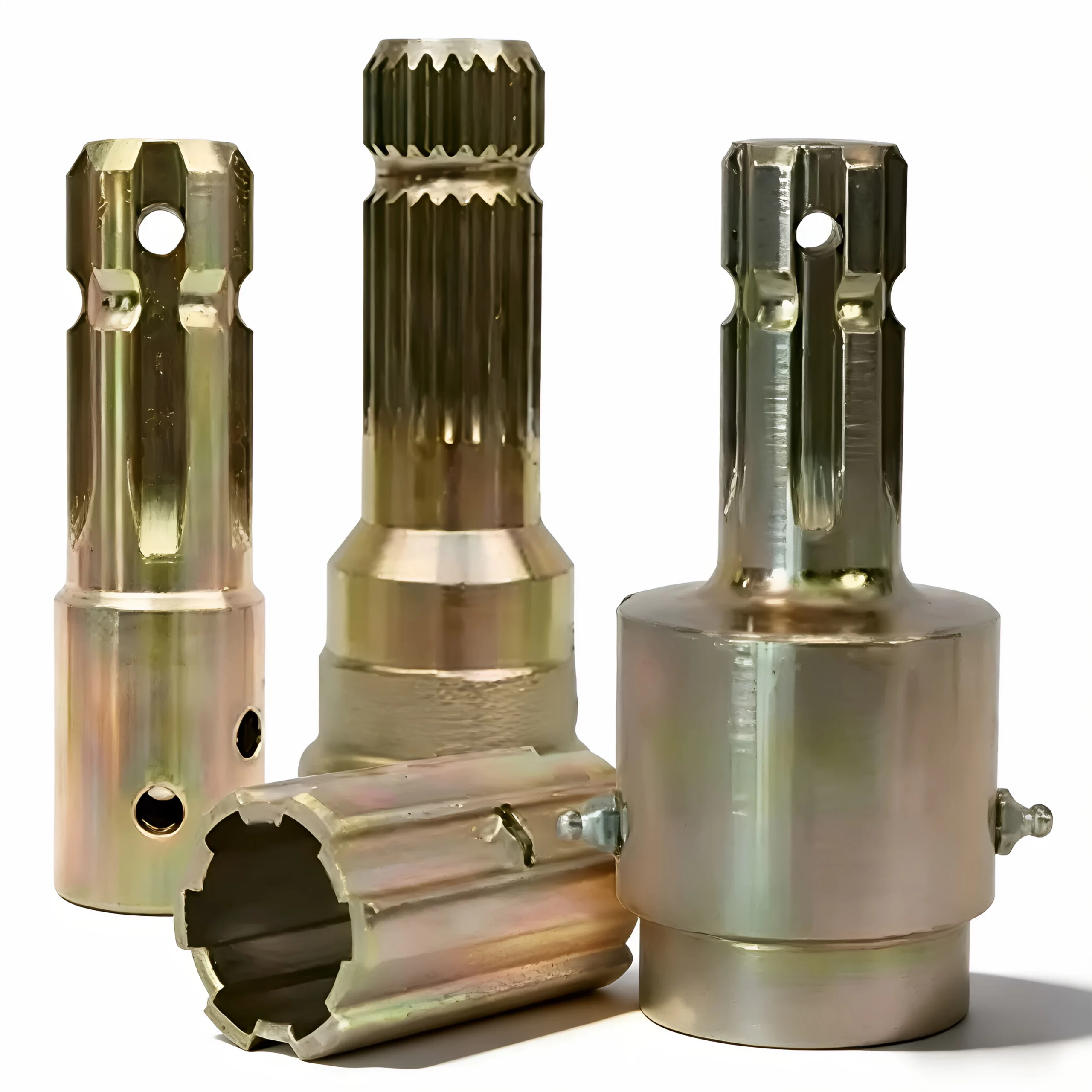 Heavy-duty PTO adapter for agricultural machinery