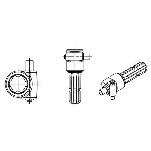 PTO adaptor 00.18.07 series engineering drawing