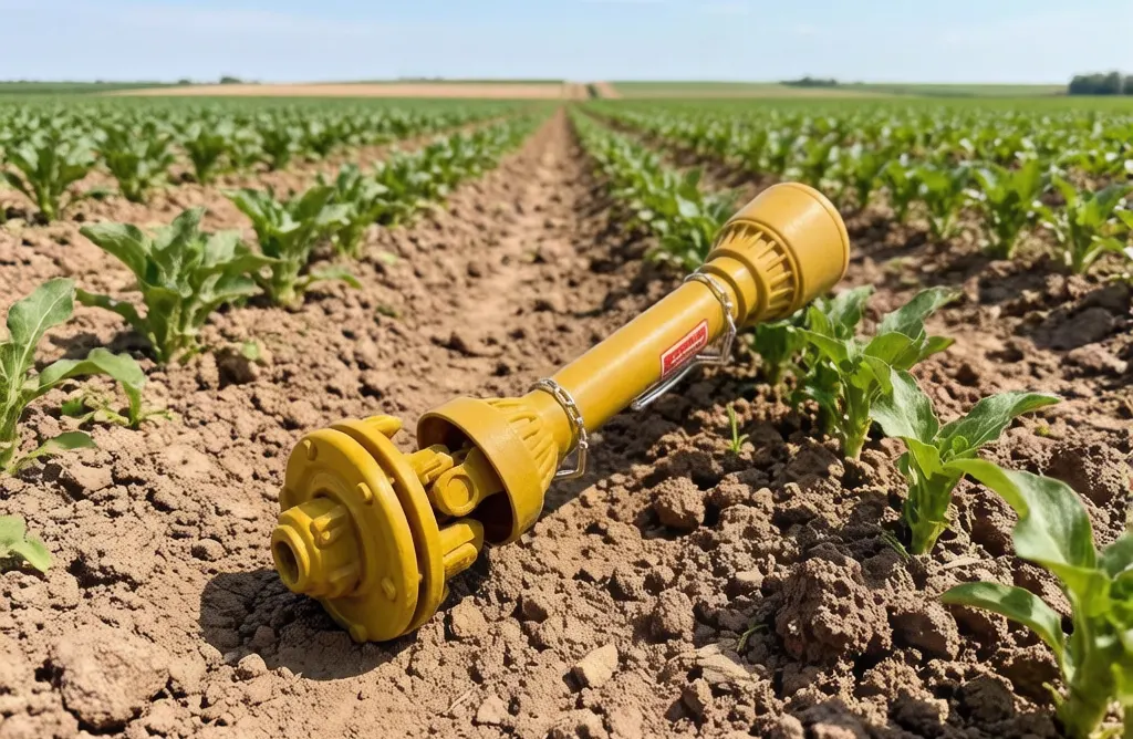 Agricultural PTO Shaft with Friction Torque Limiter Slip Clutch - Close-up View
