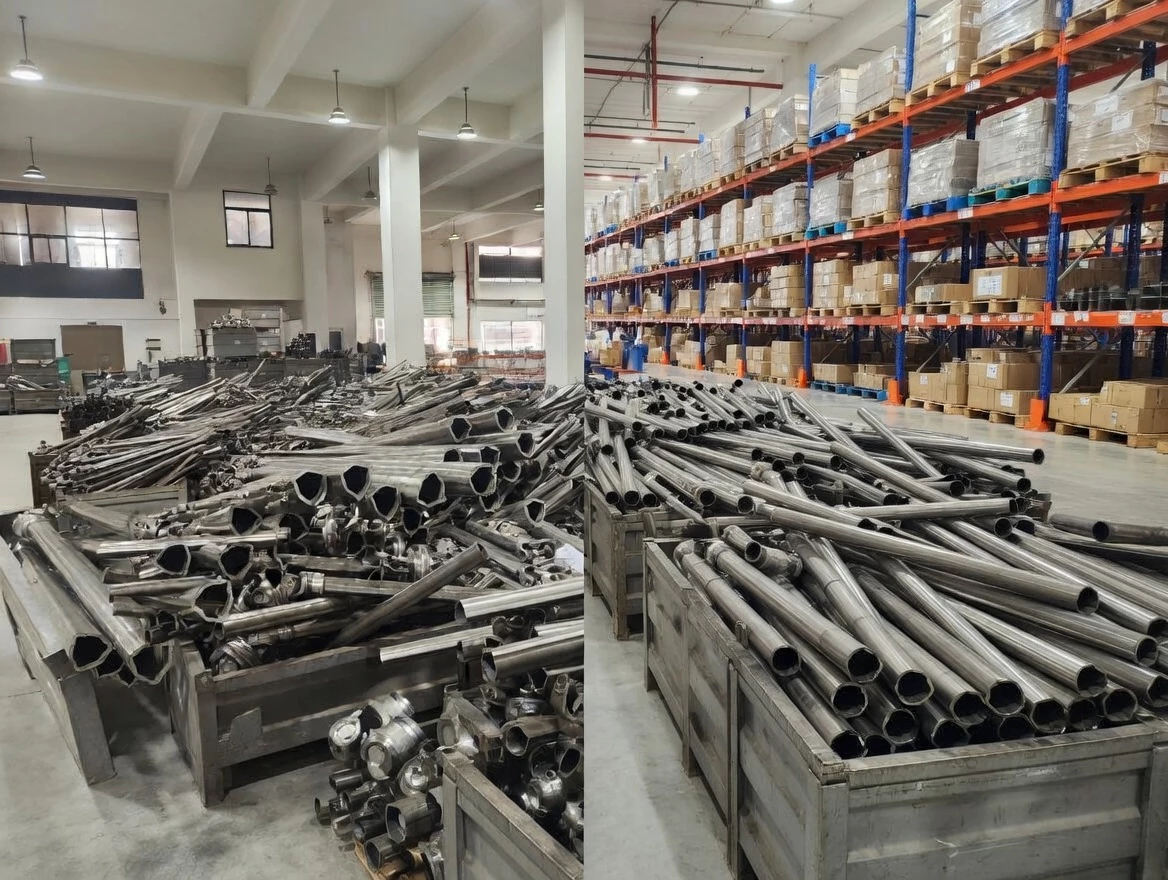 PTO shaft tube cold-drawn manufacturing process and material cross-section detail