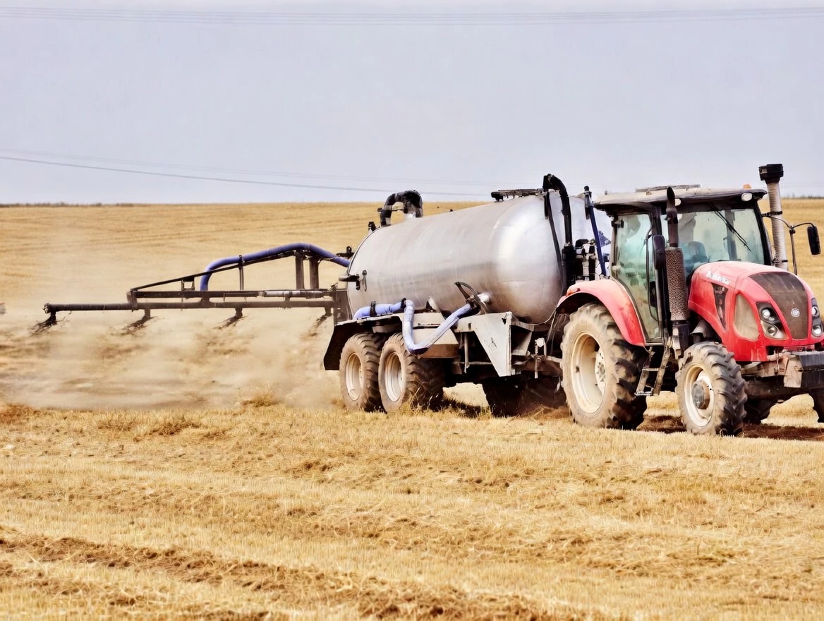 Slurry Tanker PTO Shaft Application in Dairy Pasture