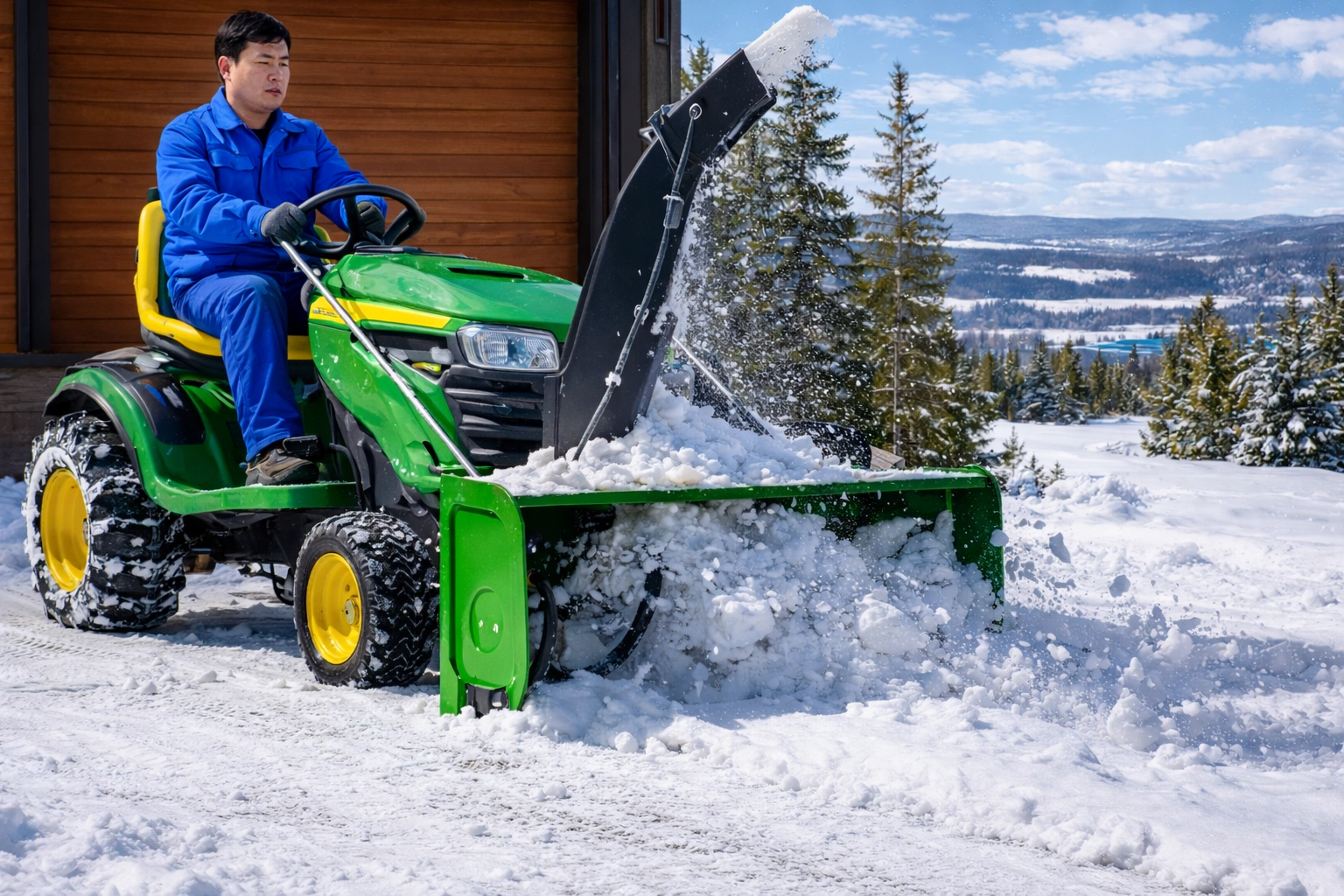 Agricultural gearbox installed in snow blower Australia - GBC Ever-power solution