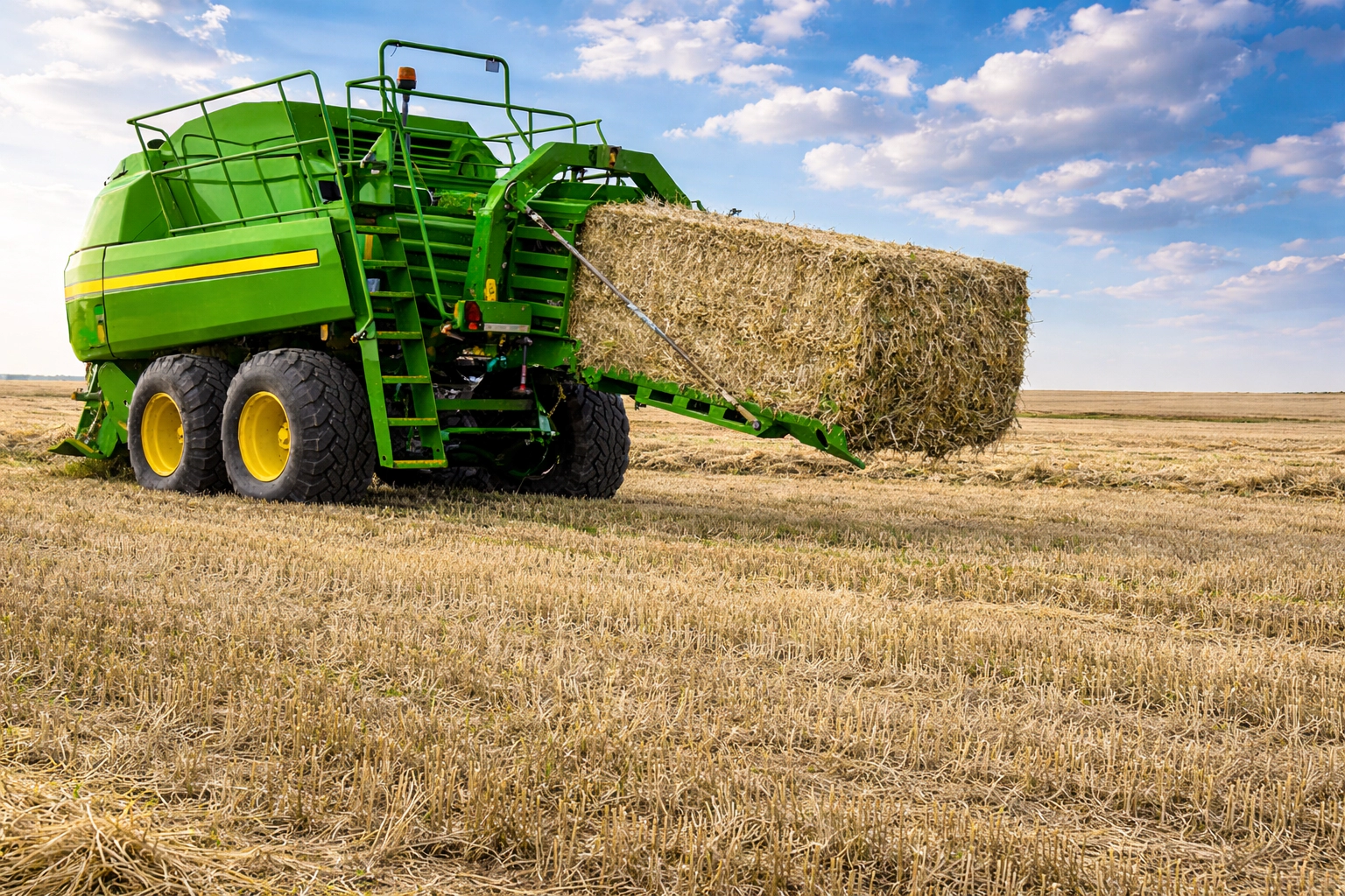 Square baler gearbox driveline schematic