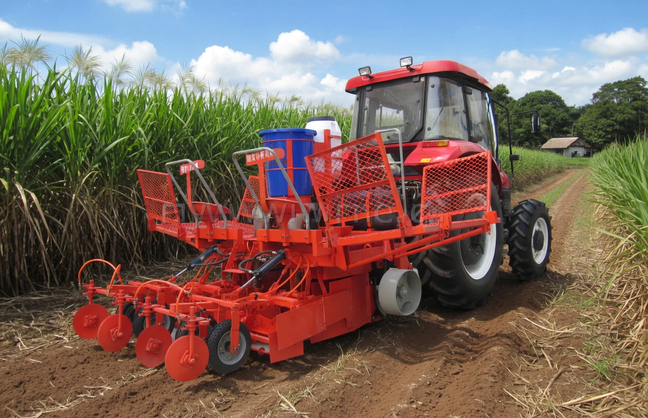 Sugarcane Planter application — PTO shaft in action