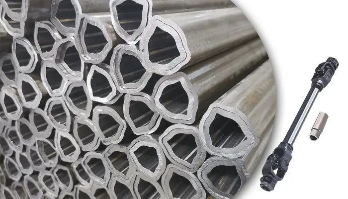 PTO shaft cross kit and yoke detail