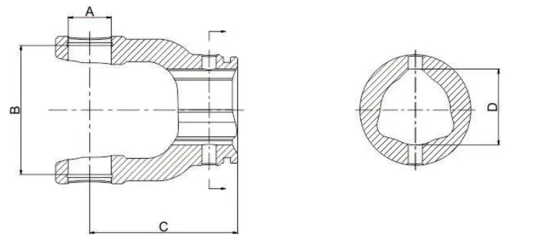 Triangular yoke specification