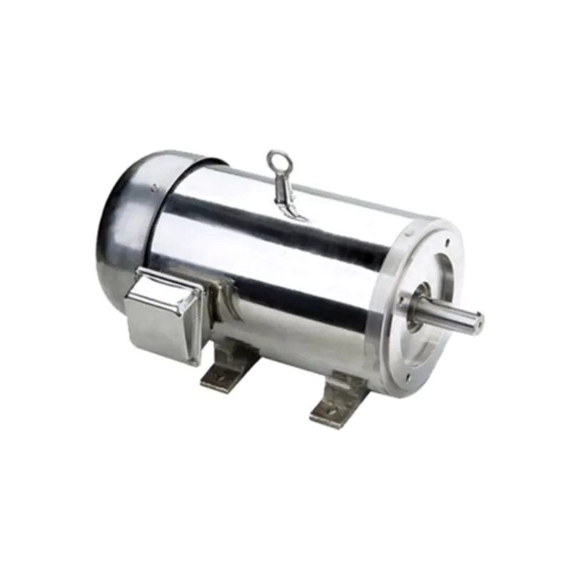 Stainless steel electric motors compatible with SSRV series worm reducers