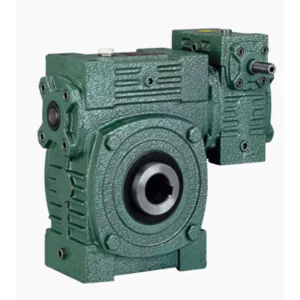 WPWEK Hollow Shaft Flange-Base Double Speed Worm Gear Reducer