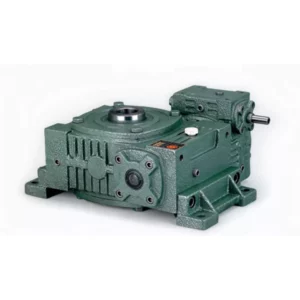 WPWEKO Hollow Shaft Vertical Flange-Base Double Speed Worm Gear Reducer