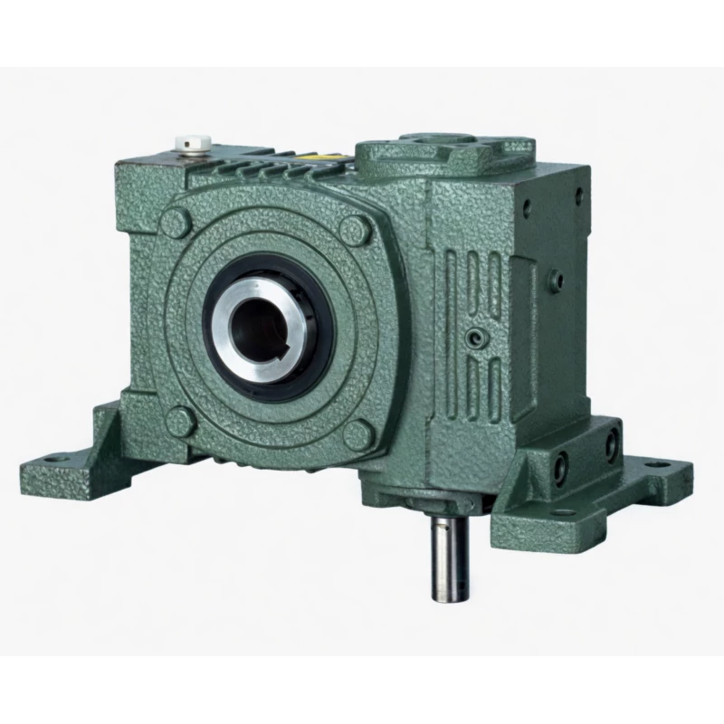 WPWKV Universal Hollow Shaft Worm Gear Reducer Vertical Flange Mount