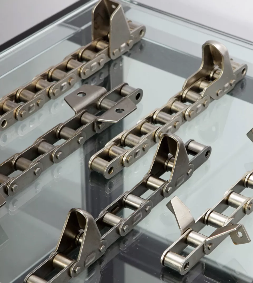 Multiple variations of agricultural roller chains