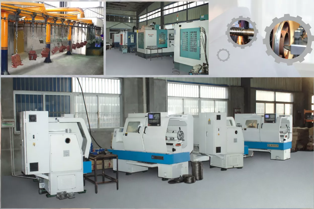 GBC cast iron worm gearbox precision manufacturing facility