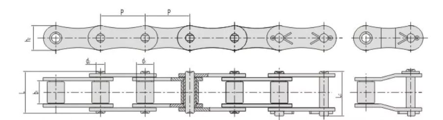 S-Type Chain Engineering Drawings