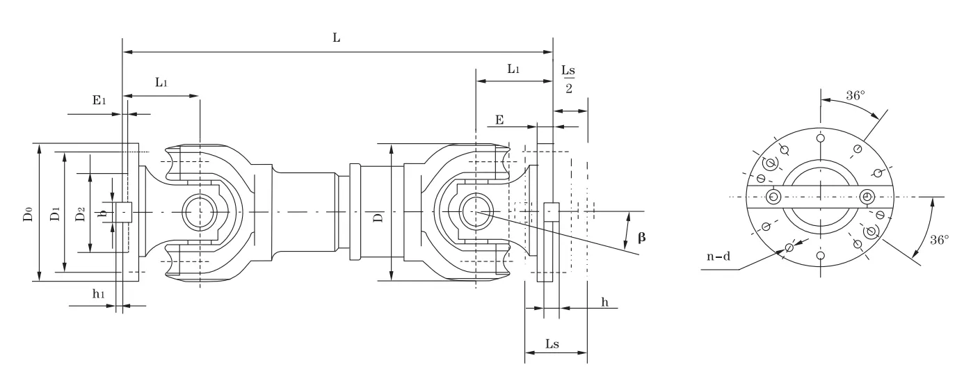 SWP-G Super Short Flex Type Specification Drawing
