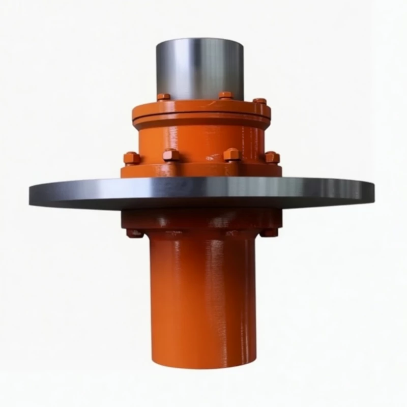 WGP gear coupling brake disc close-up showing flat disc surface, hub mounting, and Type I configuration