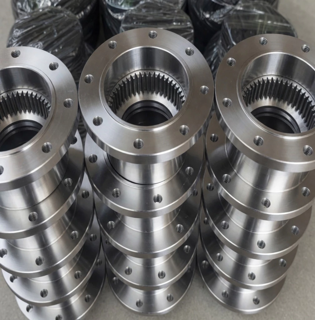 WGP drum shape gear coupling with brake disc complete assembly ready for installation