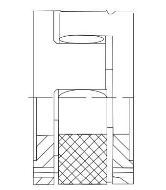 F-D Type compact double flange jaw coupling with custom flange option