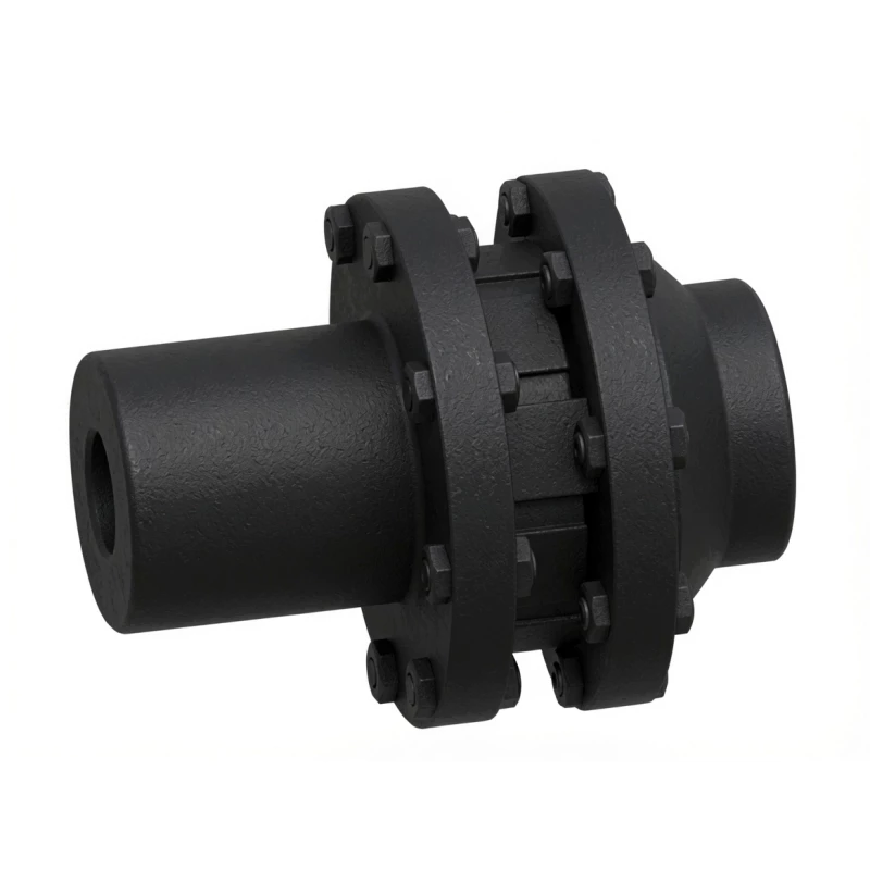 LMS MLS type double flange jaw coupling