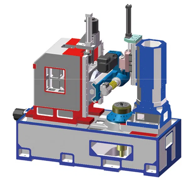 GBCTN-200 6-axis CNC hobbing machine system configuration