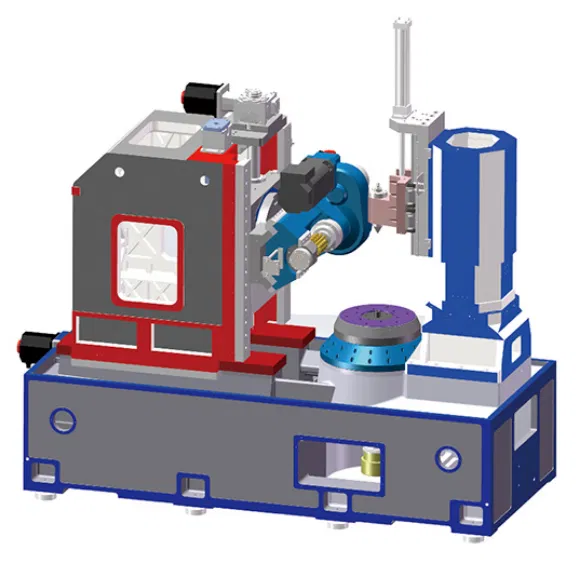 GBCTN-500 CNC hobbing machine system and control layout
