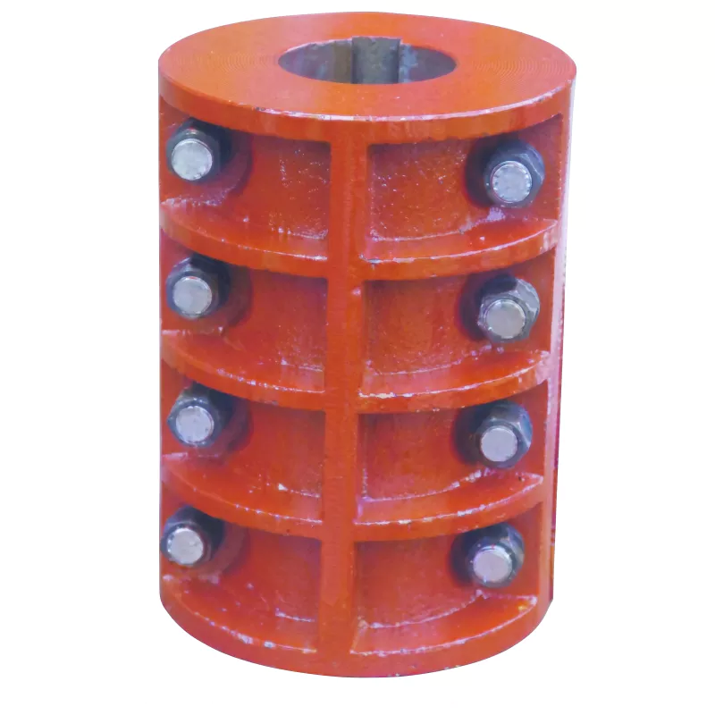 JQ clamp coupling split shell installed on reactor stirrer shaft