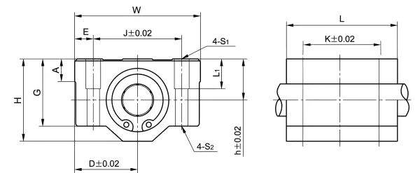 LIN-11G dimensional specification drawing