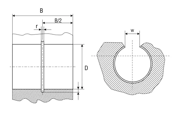 lin-01k-series installation size drawing